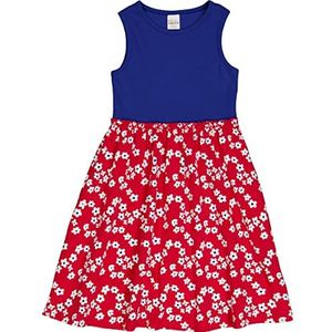 Fred's World by Green Cotton Gladly Rib Flared Dress voor meisjes, Surf, 140 cm
