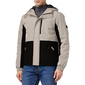 TOM TAILOR Denim Uomini Outdoorjas 1032432, 11754 - Light Dove Grey, XXL