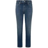 Pepe Jeans - PL204591HV3 - Jeans - Blauw - Taps Toelopend - Hoge Taille