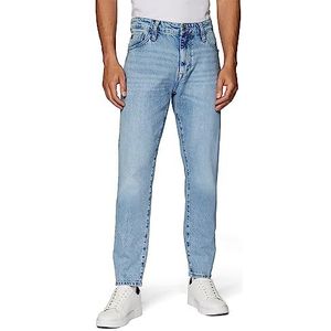 Mavi Heren Jeans Straight Leg Milan Slim Tapered Leg Broek, blauw, 32W x 29L