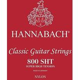 Hannabach Klassieke Gitaarsnaren Series 800 Super Low Tension verzilverd E1, 8001SLT, Snaren voor gitaar (verzilverd koperdraad, lage spanning, voor instapklassieke gitaren)