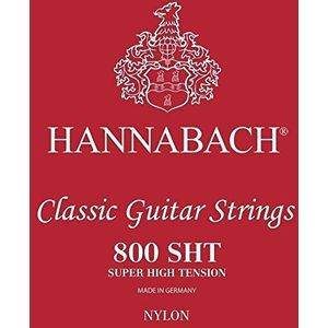 Hannabach Klassieke Gitaarsnaren Series 800 Super Low Tension verzilverd E1, 8001SLT, Snaren voor gitaar (verzilverd koperdraad, lage spanning, voor instapklassieke gitaren)