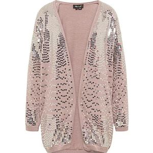 LEOMIA Gebreid damesvest 11119500-LE02, mauve, XS/S, mauve, XS/S