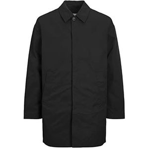 Bestseller A/S Heren JJJìASE MAC Coat NOOS trenchcoat, zwart, XL, zwart, XL