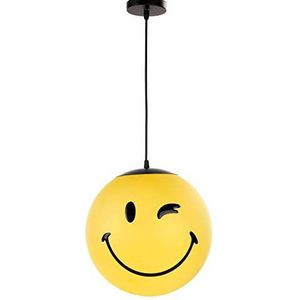 ONLI - Hanglamp Smiley World Birbo geel met LED