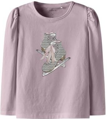 NAME IT Shirt 'NMFSKATY'  brokaat / grijs / sering