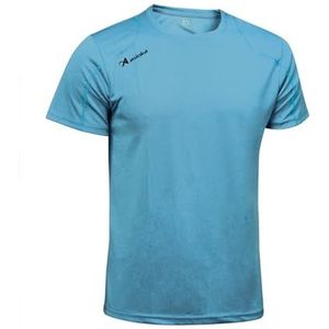 Asioka 75/09 uniseks T-shirt met korte mouwen voor volwassenen, S, turquoise