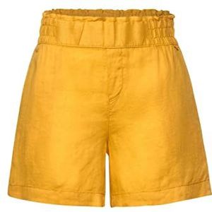 Street One Dames A374875 linnen shorts, hot yellow, 38