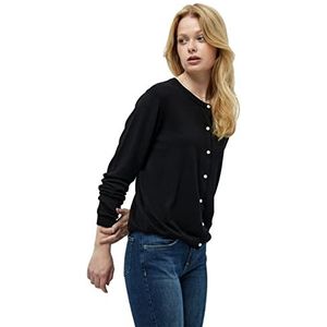 Minus Dames Jennifer gebreide jas, zwart, XL