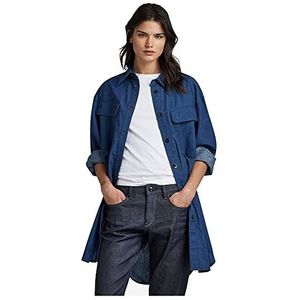 G-star - Oversized Flap Pocket Ev - Overhemd - Evergreen - Lichtgewicht Aruba Denim
