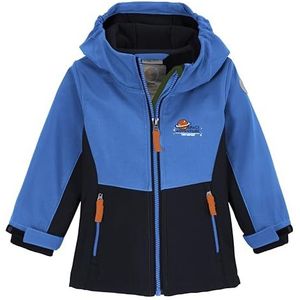 first instinct by killtec Kind Softshell jas/outdoorjas met capuchon FIOW 5 MNS SFTSHLL JCKT, himmelblau, 86/92, 42116-000