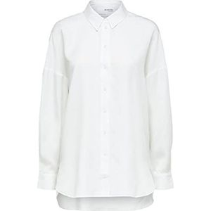 SELECTED FEMME Dames SLFSANNI LS Shirt NOOS Blouse, Snow White, 40