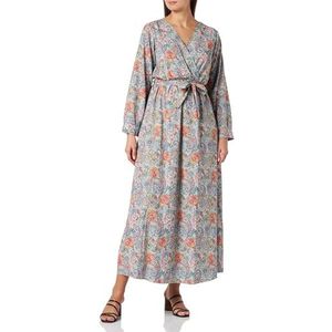 ALARY Dames maxi-jurk met paisley-print 15925610-AL01, grijs meerkleurig, XL, grijs, meerkleurig., XL