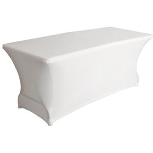 Perel Hoes voor tafel, wit, rechthoekig, 180 cm x 75 cm x 74 cm