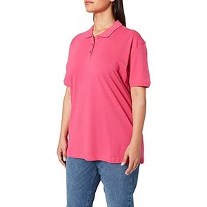 CliQue Regular Fit poloshirt voor dames, Roze (Bright Cerise), 44