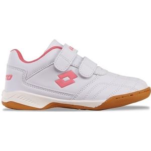 LOTTO Uniseks sneakers voor kinderen, Wit Fr Pink, 29 EU