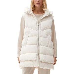 s.Oliver Dames Weste ärmellos, Gebroken Wit, XL