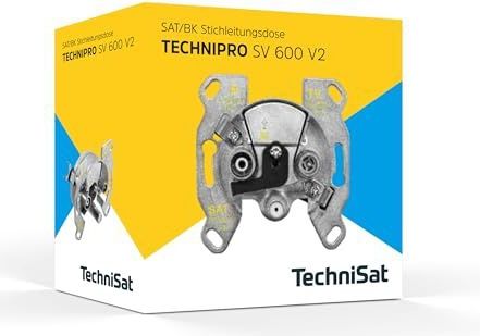 Technisat - TECHNIPRO SV 600 V2 - Aansluitdoos - Zwart - Frequentiebereik 5-2.200 MHz