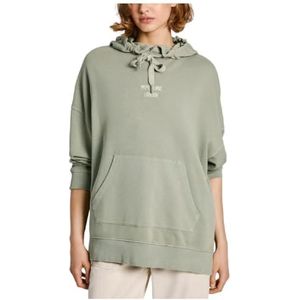 Pepe Jeans Evelina Midi-jurk voor dames, Groen (gewassen groen), S