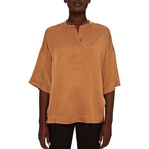 ESPRIT Collection dames blouse, 235/Caramel, 38