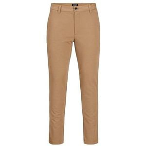 Chino Broek - Mélange - Slimfit - Zacht Aanvoelend - Lange Lengte