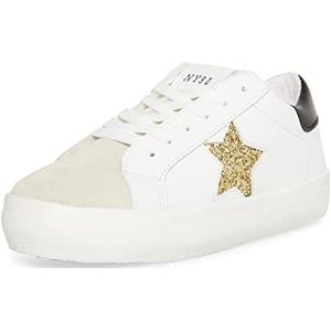 Steve Madden Starling Sneakers voor dames, goud, glitter, 38 EU