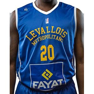 Bigsport Gavin Ware 2017 – 2018 Basketbalshirt voor heren, XX-Small