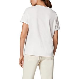 comma T-shirt voor dames met korte, 01d1 Placed Shirt Panth, 34 NL