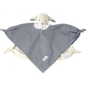 Käthe Kruse 74912 Vichy knuffeldoek lam, donkerblauw