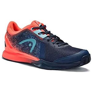 Head Sprint Pro 3.0 Clay Women Dbco tennisschoen dames, blauw, koraal, 38.5 EU