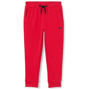 4F JUNIOR CAS M131 herenbroek, rood, maat 134, Rood, 134