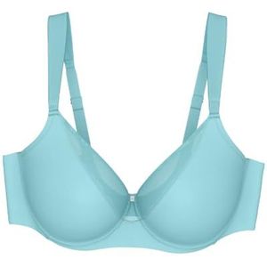 Triumph True Shape Sensation T W01 Minimizer-beha, brede bandjes, ondergoed, ondoorzichtig, Zilverblauw., 80E