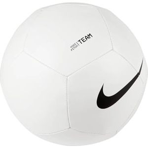 Nike Unisex's Pitch Team Voetbalbal, Wit/Zwart, 4
