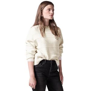 Street One Studio Chunky Sweater, Cream White Melange, 40