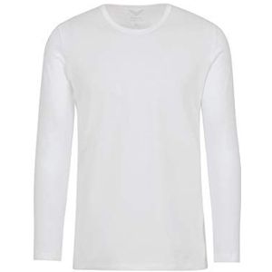 TRIGEMA 302501 T-shirt met lange mouwen voor jongens van katoen, wit, 92 cm