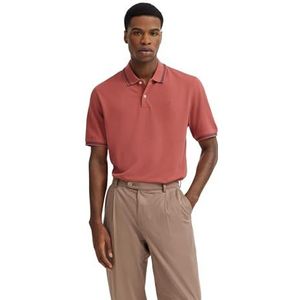 Bugatti - Polo - 100% Katoen - Met Contrasterende Strepen en Borduursel op de Borst