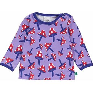 Fred's World by Green Cotton Mushroom L/S T Baby, Paisley/Energy Blue/Lollipop, 80 cm