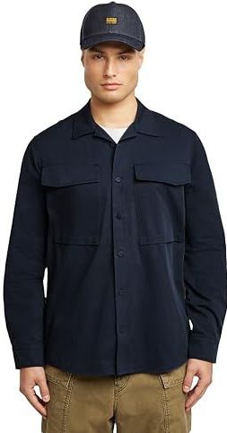 T-shirt - Blauw - Cargo met Normale Zakjes