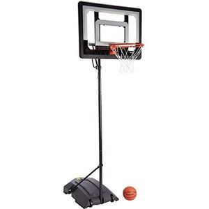SKLZ Pro Mini Hoop Basketbal Hoop Systeem, Verstelbare Basketbal Hoop En Stand, Basketbal Bal, Zwart 3'-7'