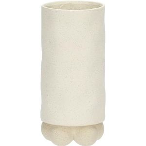 rituali domestici - Vaas Deco Alto Inequilibrio van keramiek, 13 x 13 cm, diepte 28,4 cm, collectie Inequilibrio