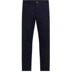 Tommy Hilfiger Chino's voor heren met taps toelopende pasvorm, Blauw (Woestijnhemel), 33W / 30L