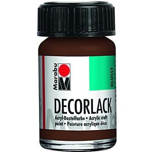 Marabu Decorlak acryl, middenbruin 040, 15 ml