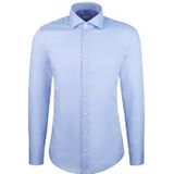 Seidensticker - Businessoverhemd - Zwart - Slim Fit - Lange Mouwen - Kentkraag