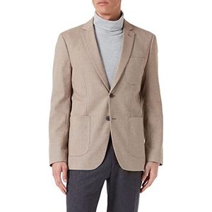 SELETED HOMME Heren Slhslim-Gabe Structure BLZ B Noos Blazer, Lichtbruin melange, 56