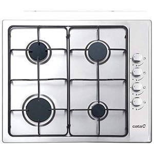 Cata - Gib 6004 - Gaskookplaat - 4 Branders - 58 cm - Butaangas