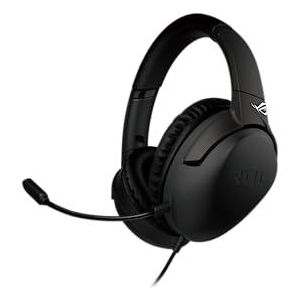 ROG Strix Go Core Wired Gaming Headset (Detachable Discord Certified Mic, 40mm Drivers, Deep Bass, Hi-Res Audio, Lightweight, 3.5mm, For PC, Mac, PS4, PS5, Xbox One, Switch and Mobile devices)- Black