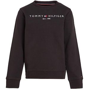 Tommy Hilfiger Uniseks sweatshirts voor kinderen, zwart (zwart), 7 jaar