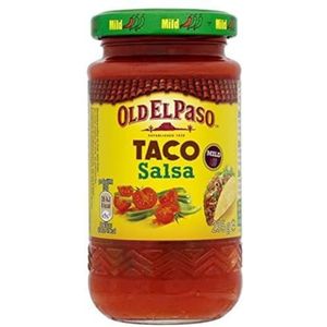 Old El Paso Tortilla Taco Salsa Mild – fruitige kruidige tomatensalasa – 1 x 235 g