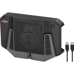 Brennenstuhl Professional Wireless Charging Pad WCP (draadloze oplader met houder voor mobiele telefoon, monteerbaar, magneten op de achterkant, incl. USB C-kabel)