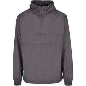 Urban Classics Basic Pull-Over Jas voor heren, Donkerschaduw, 4XL